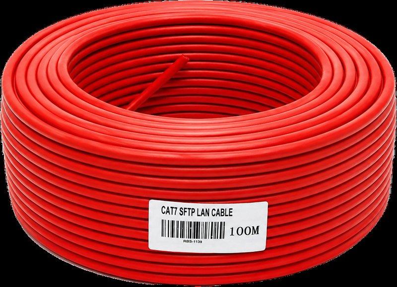 כבל רשת CAT7 תקן דלתא נחושת SFTP אורך 100מ'