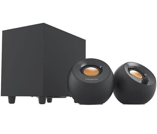 רמקולים Black Creative Pebble Plus 2.1 USB