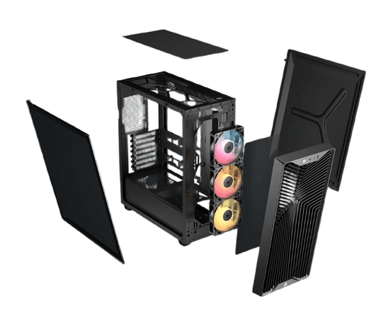 מארז Corsair 3200D RS ARGB Mid Tower ATX Black