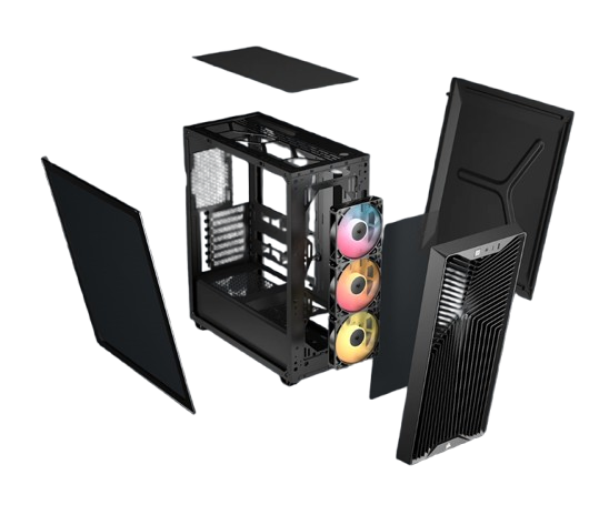 מארז Corsair 3200D RS ARGB Mid Tower ATX Black