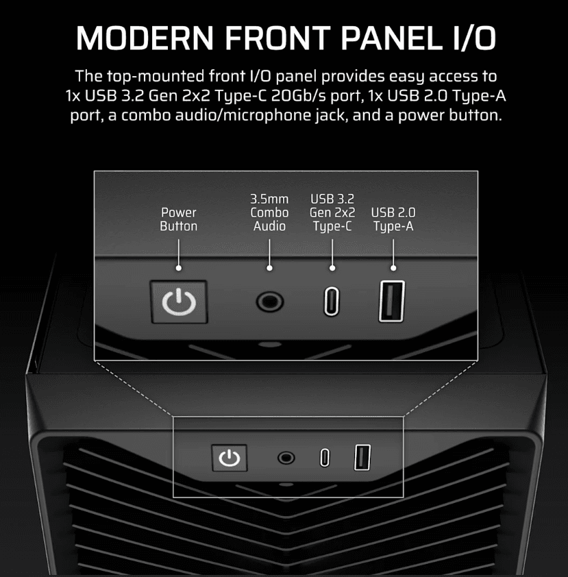 מארז Corsair 3200D RS ARGB Mid Tower ATX Black