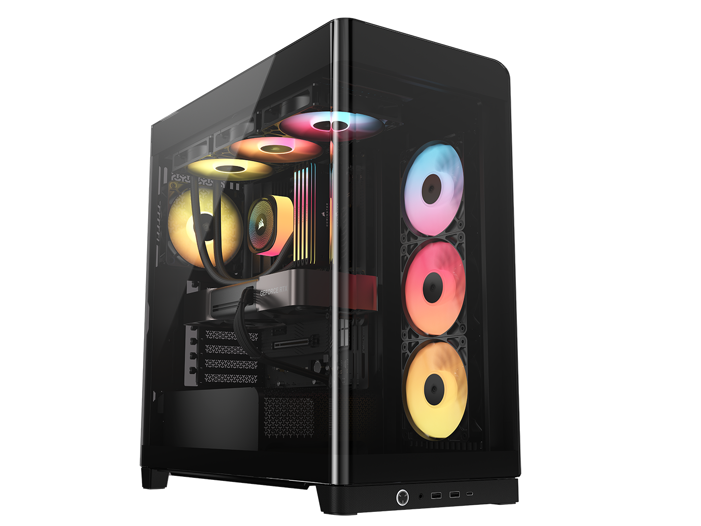 מארז Corsair FRAME 4500X E-ATX 2XUSB 3.2-A 1XUSB3.2 Type-C Black