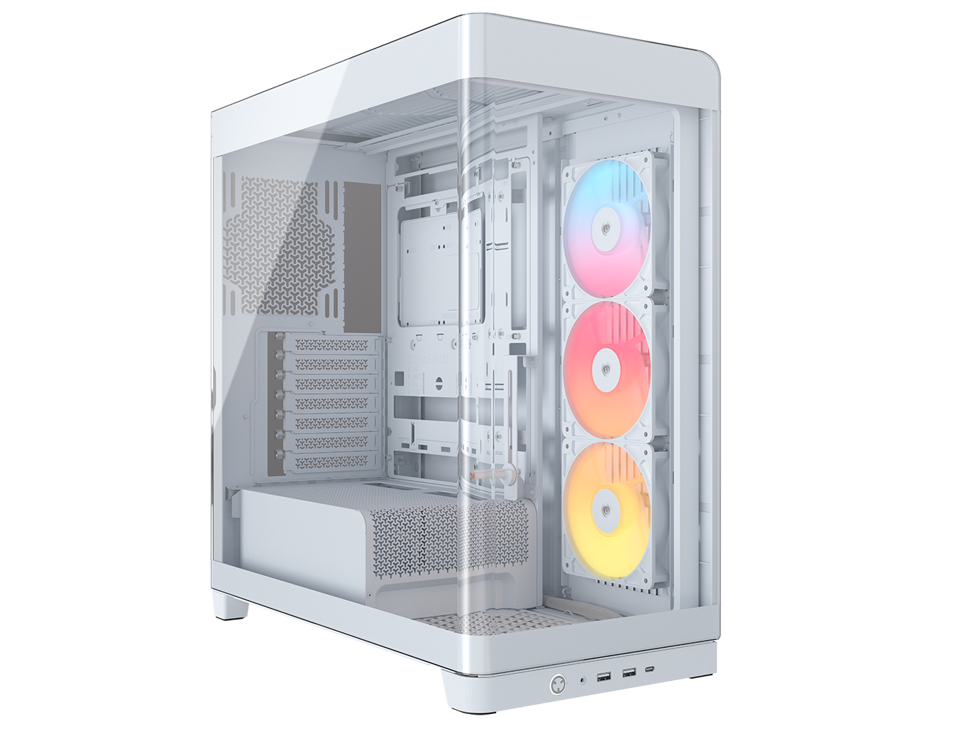 מארז Corsair FRAME 4500X E-ATX 2XUSB 3.2-A 1XUSB3.2 Type-C White