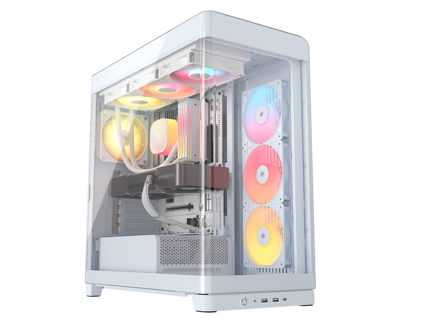 מארז Corsair FRAME 4500X E-ATX 2XUSB 3.2-A 1XUSB3.2 Type-C White