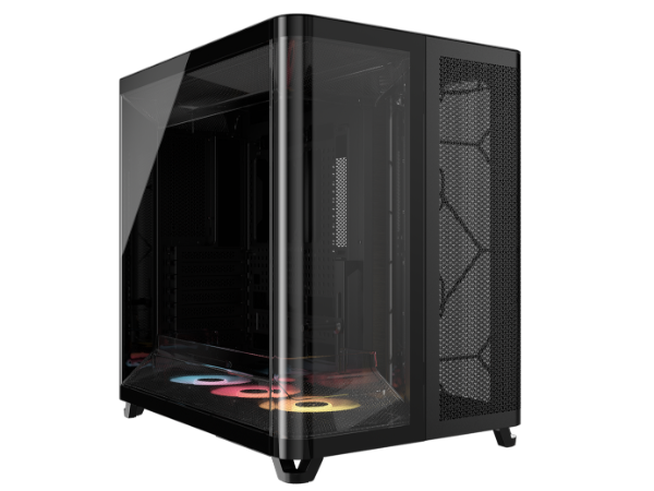 מארז CORSAIR AIR 5400 RS-R ARGB Triple Chamber 3x Fans Include Bl