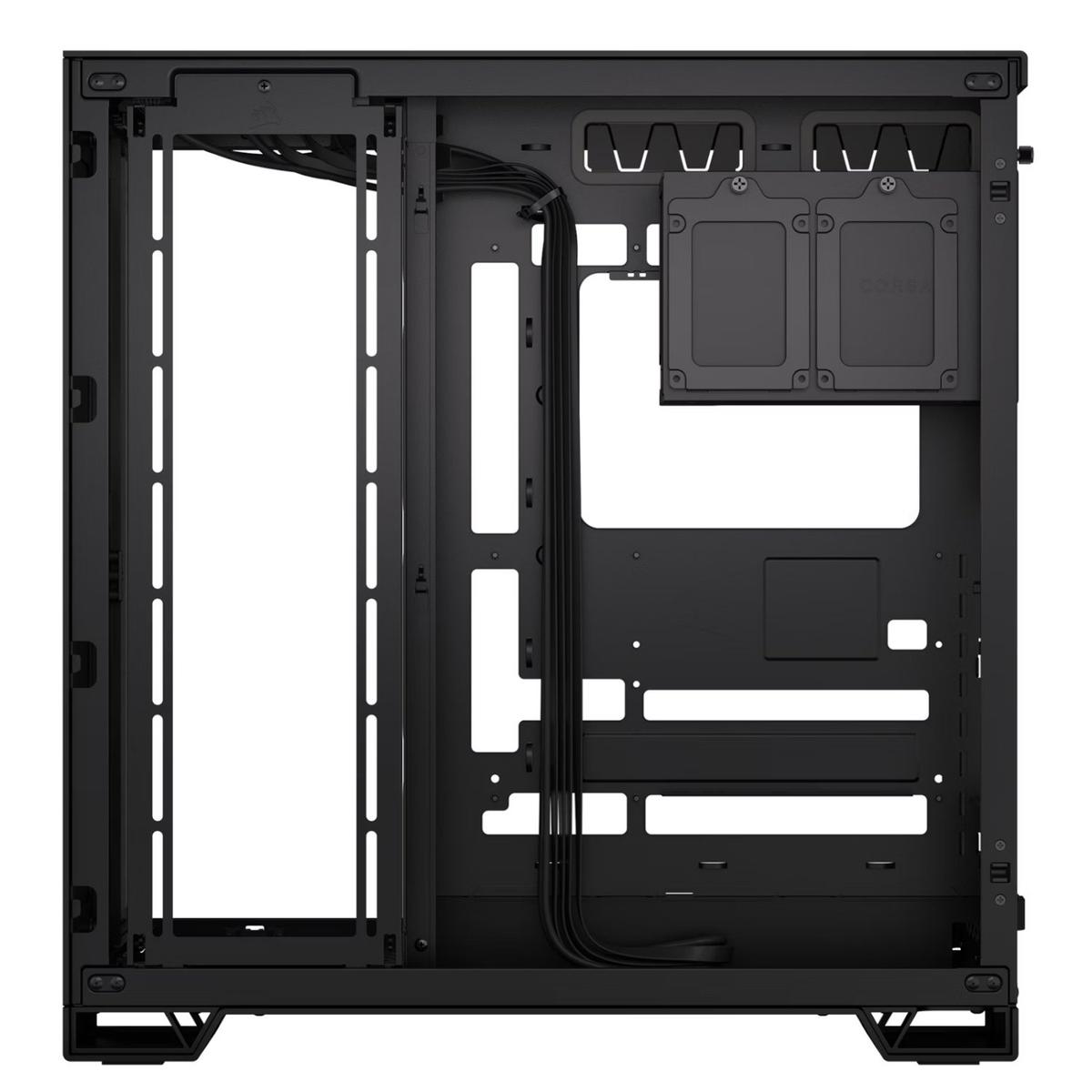 מארז Corsair 6500X Mid-Tower E-ATX Tempered Glass Case Black