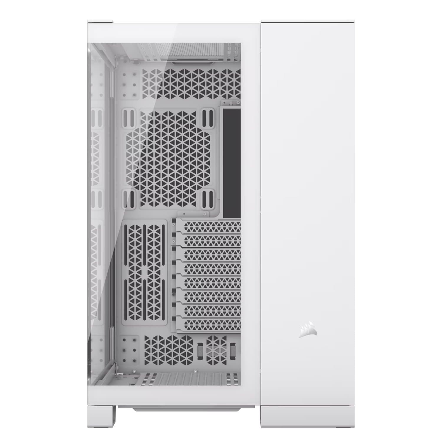מארז Corsair 6500X Mid-Tower E-ATX Tempered Glass Case White