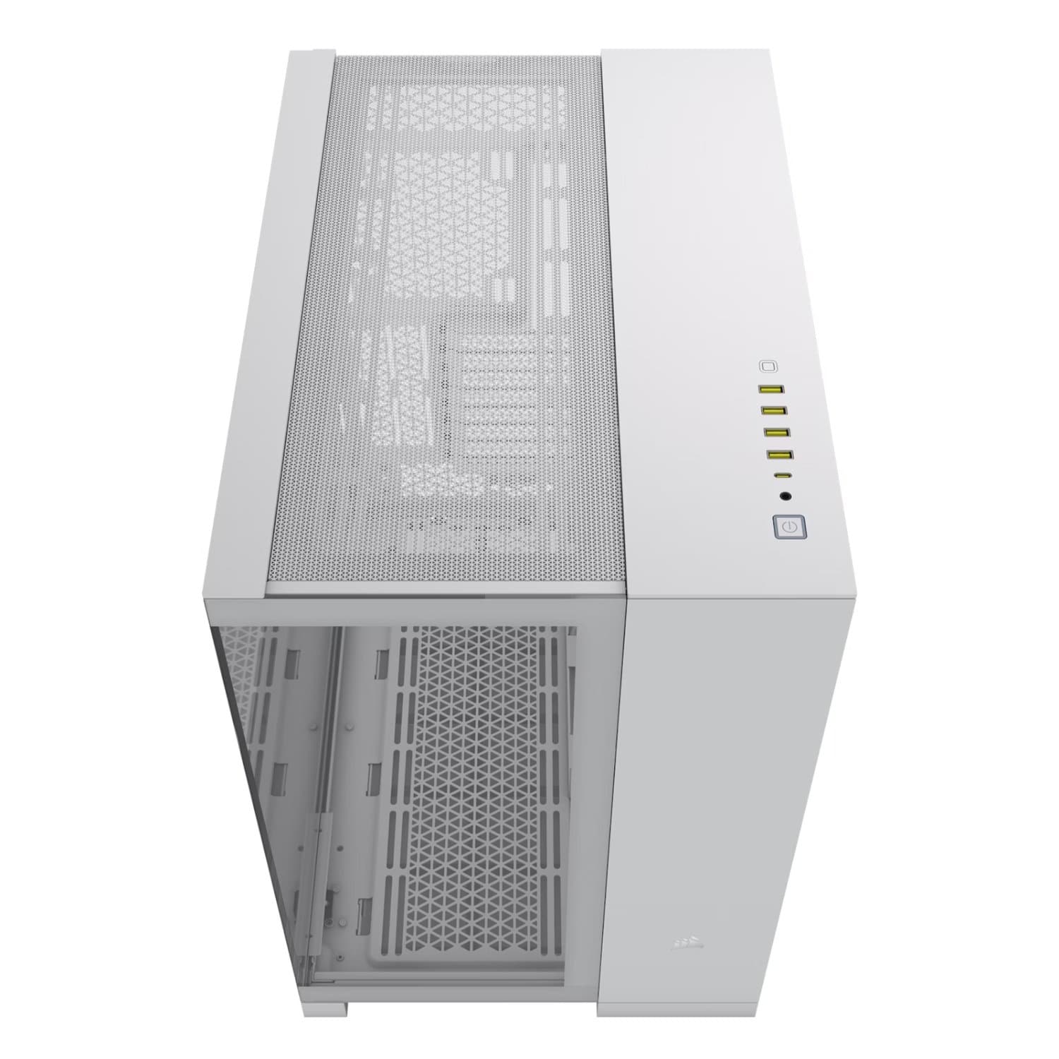 מארז Corsair 6500X Mid-Tower E-ATX Tempered Glass Case White