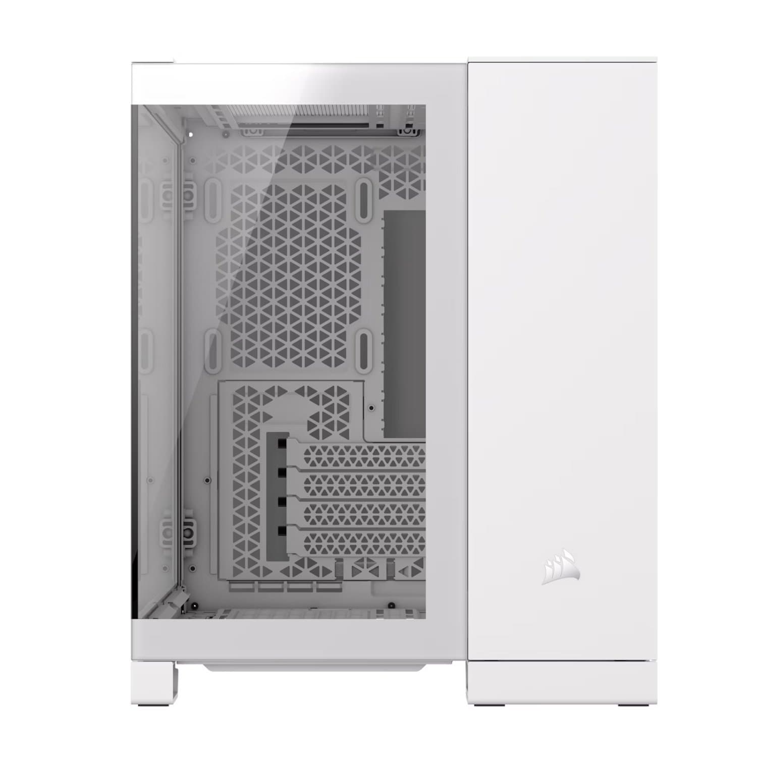 מארז Corsair 2500X Mini-Tower mATX Tempered Glass NO FANS White