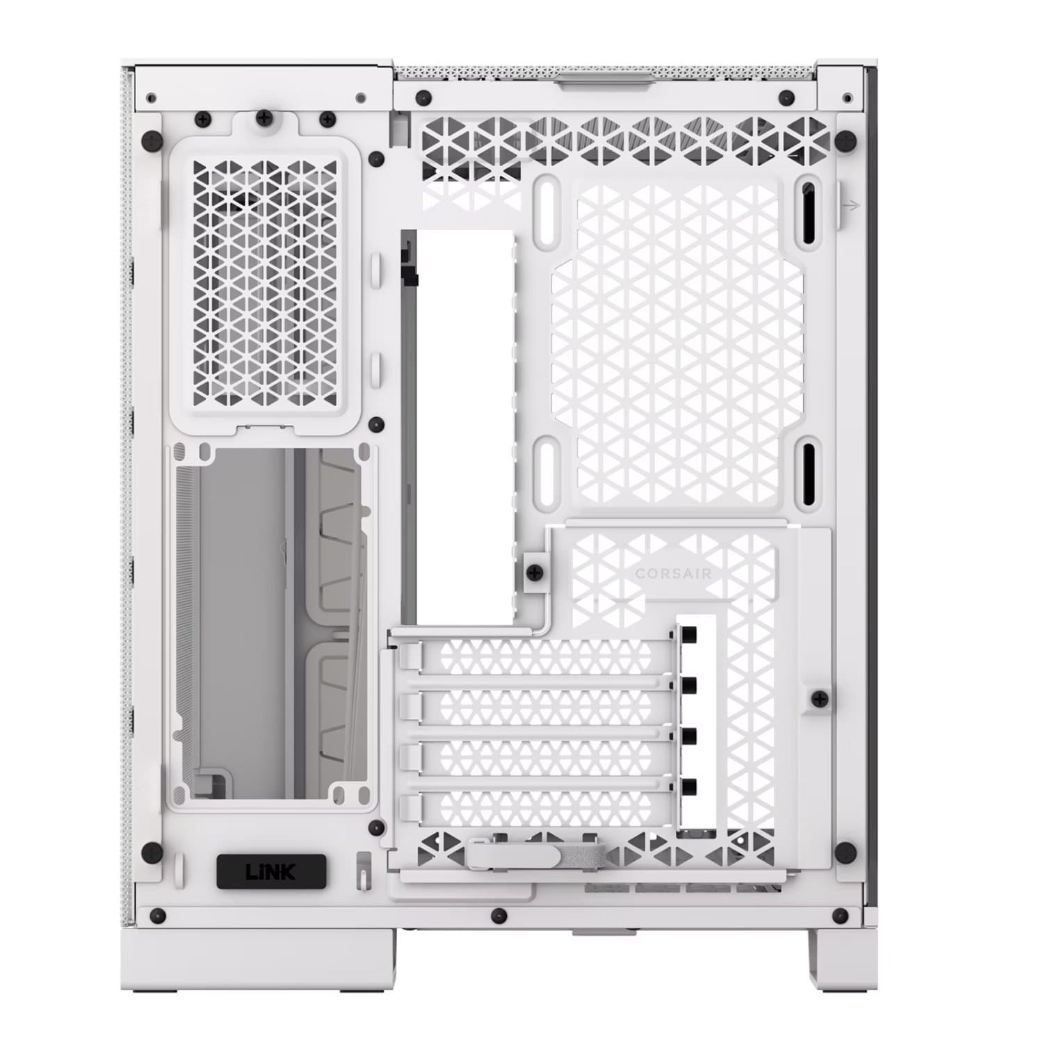 מארז Corsair 2500X Mini-Tower mATX Tempered Glass NO FANS White