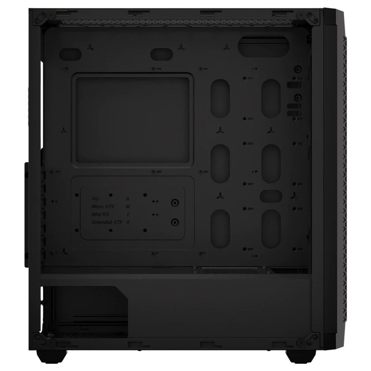מארז Corsair 480T Airflow Temperd Glass Mid-Tower E-ATX Black