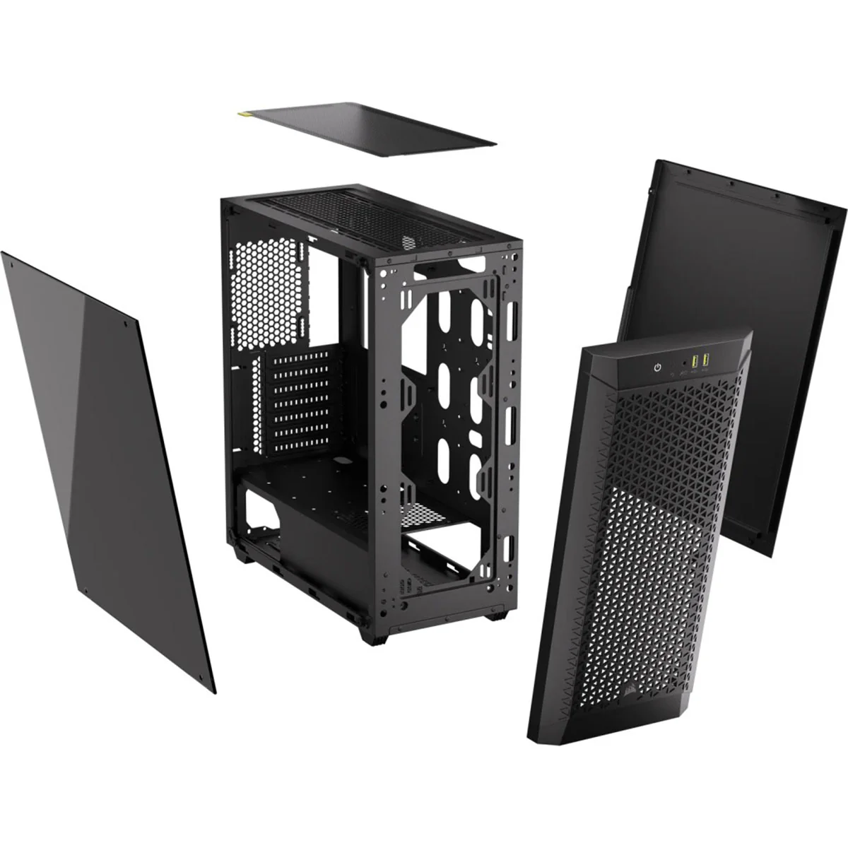 מארז Corsair 480T Airflow Temperd Glass Mid-Tower E-ATX Black