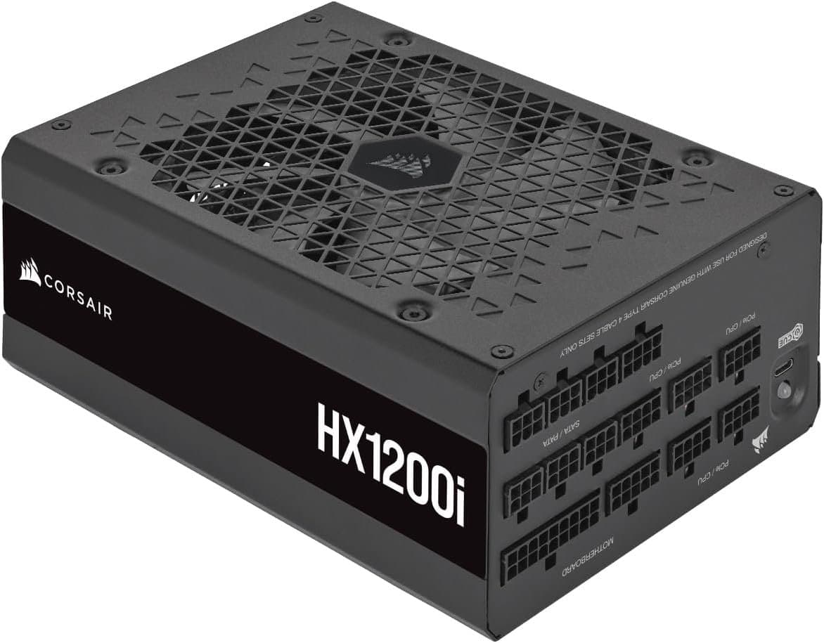 ספק שקט Corsair HX1200i Fully Modular Platinum ATX 3.0 PCI-E 5.0