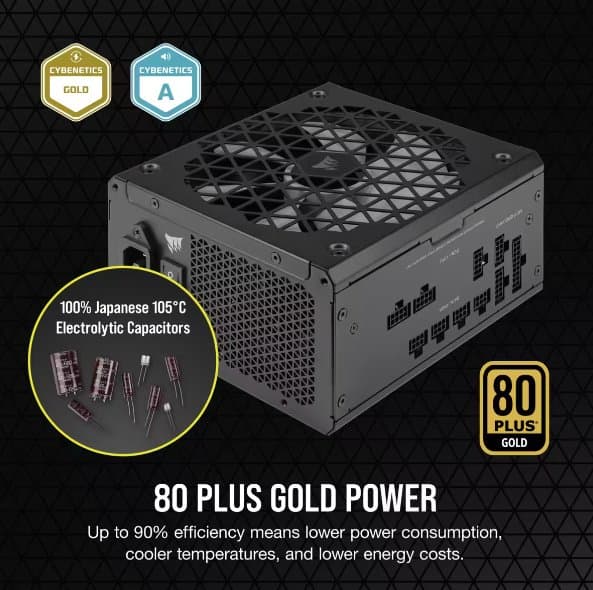 ספק CORSAIR RM750x SHIFT 80 PLUS Gold Fully Modular ATX