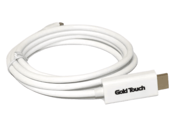 כבל 1.8 מ miniDP ל- GOLD TOUCH HDMI