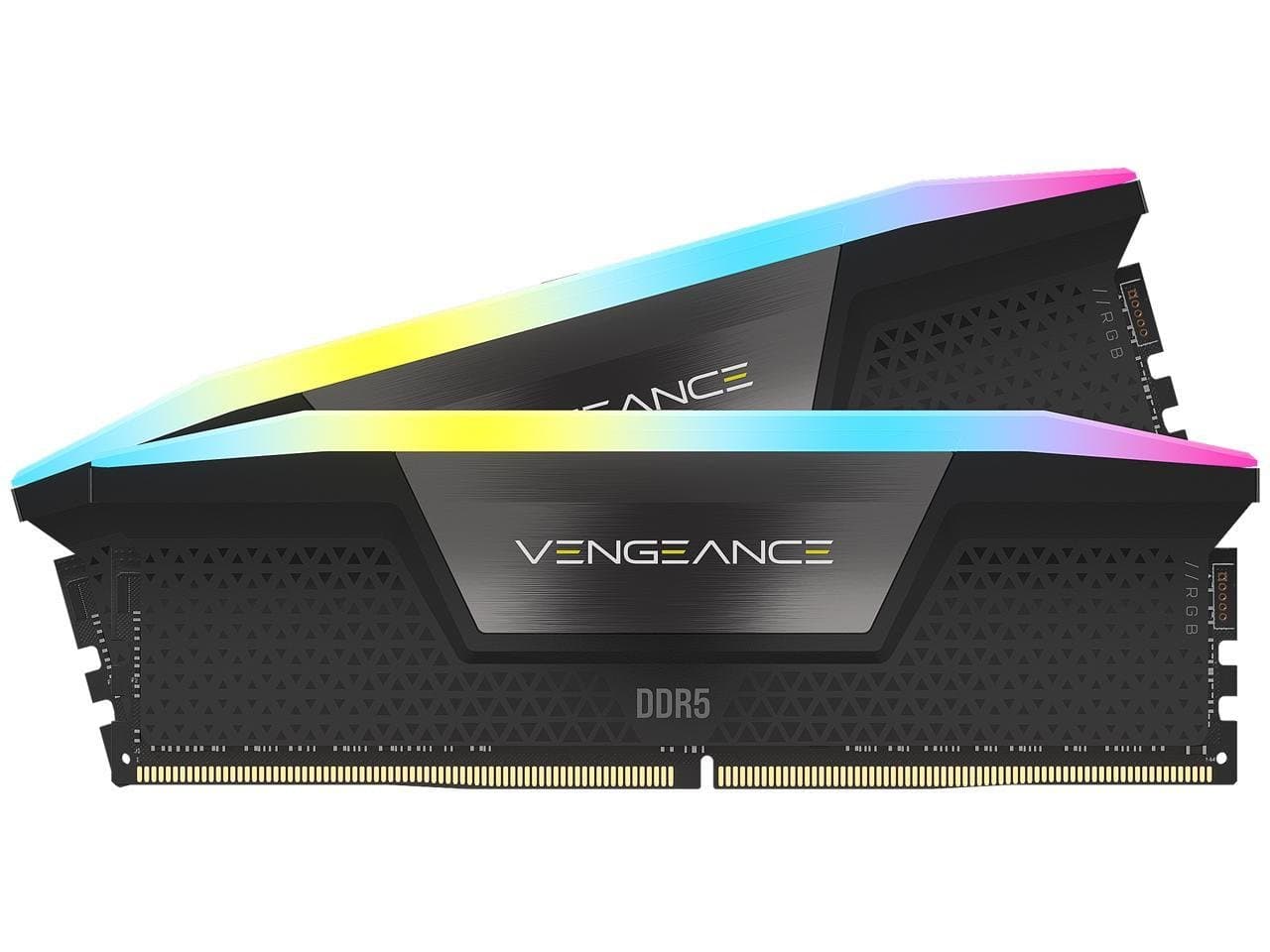 זכרון לנייח Corsair Vengeance RGB 128GB DDR5 2X64 6000MHZ C40