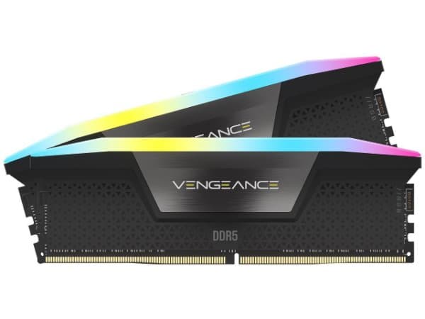 זכרון לנייח Corsair Vengeance RGB 128GB DDR5 2X64 6000MHZ C40