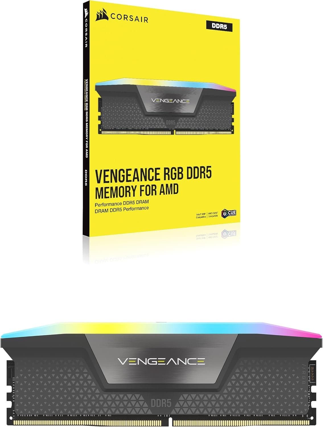 ז. לנייח CORSAIR VENGEANCE 16GB DDR5 6000MHz C36 EXPO