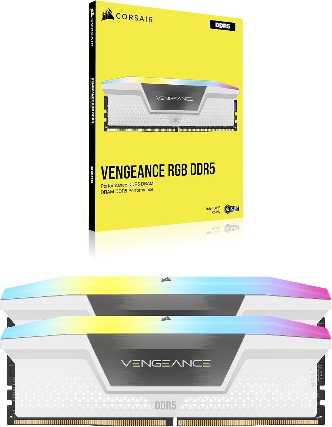 ז. לנייח CORSAIR VENGEANCE 32GB 2x16GB DDR5 6400MHz C36 RGB EXPO