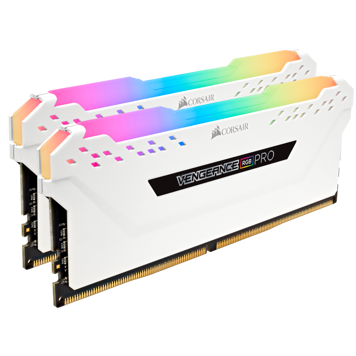 ז. לנייח Corsair DDR4 Vengeance RGB Pro 32GB 2X16 3200MHZ White