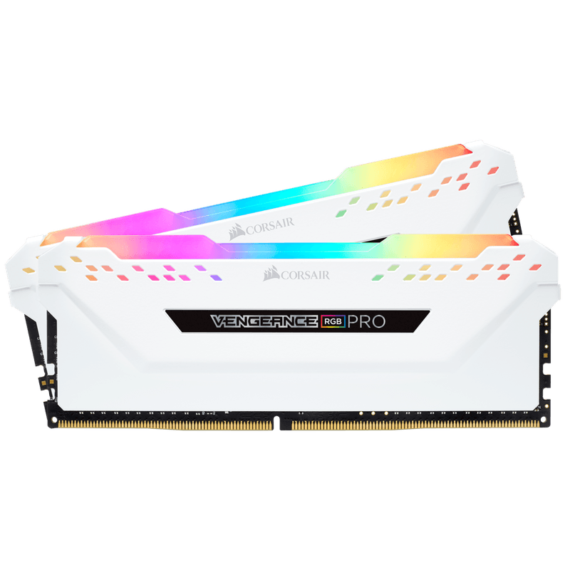 ז. לנייח Corsair DDR4 Vengeance RGB Pro 32GB 2X16 3200MHZ White