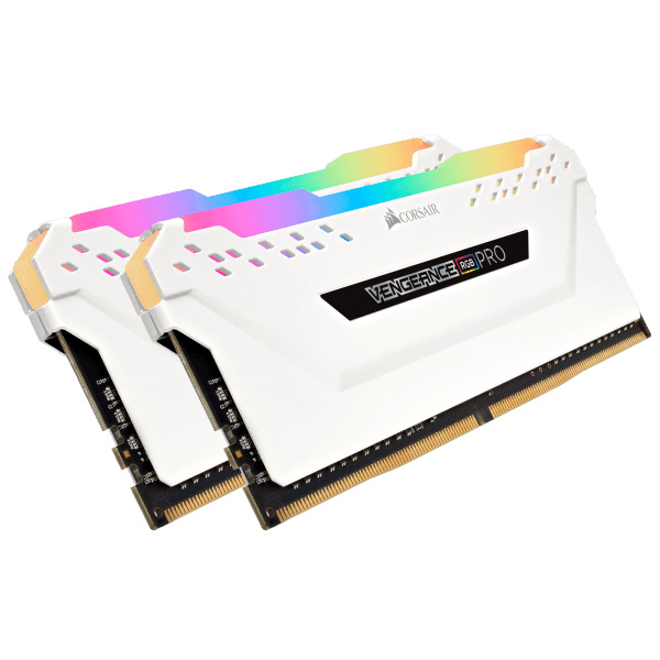 ז. לנייח Corsair DDR4 Vengeance RGB Pro 32GB 2X16 3200MHZ White