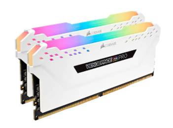 זיכרון לנייח CORSAIR VENGEANCE RGB PRO 16GB 2x8GB DDR4 DRAM WHITE