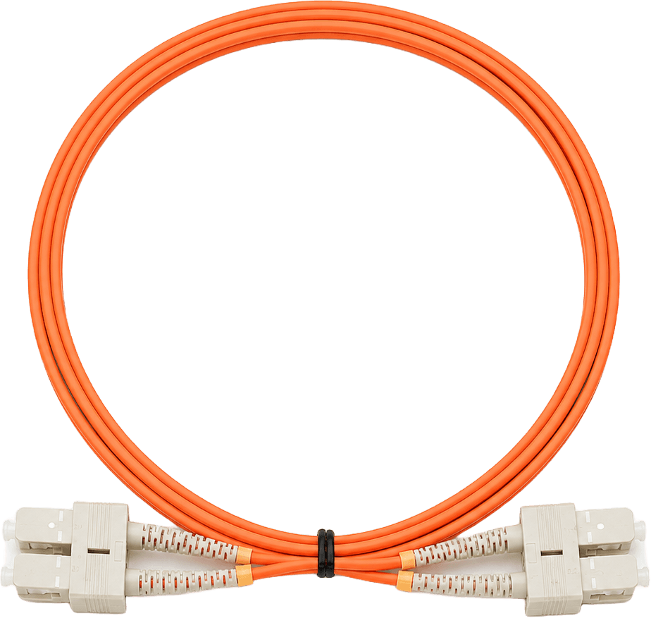 מגשר אופ' SC-D/SC-D OM2 MM Duplex כתום 2מ'