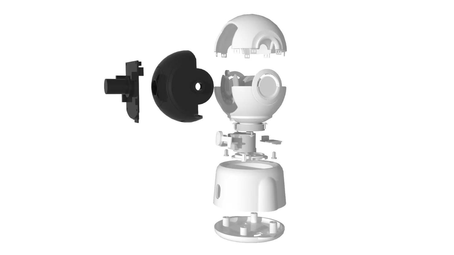 מצלמה אלחוטית Provison PTCAM-04 3MP APP IR 360 Rotation Dialer