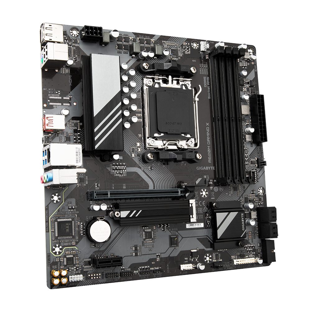 לוח אם Gigabyte A620M GAMING X AMD AM5 Micro-ATX