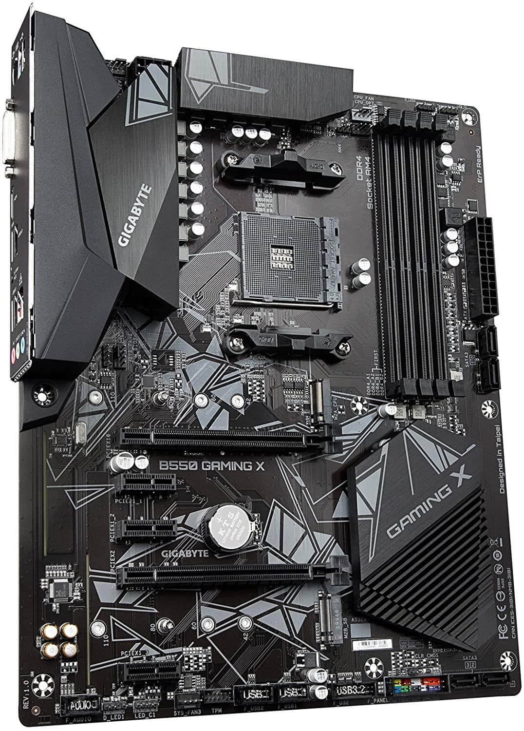 לוח אם Gigabyte B550 GAMING X V2 1.3 ATX DDR4 HDMI DVI AMD