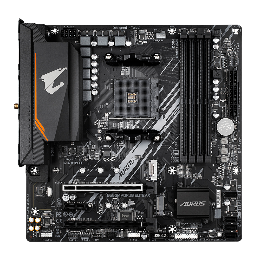לוח אם למעבדי AMD AM4 Gigabyte B550M AORUS ELITE REV1.3