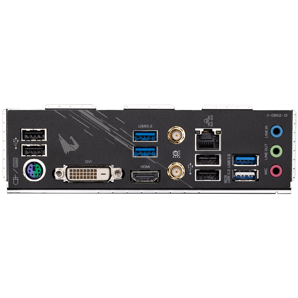 לוח אם Gigabyte B550M AORUS ELITE AX AM4 DDR4 WIFI DVI HDMI M-Atx
