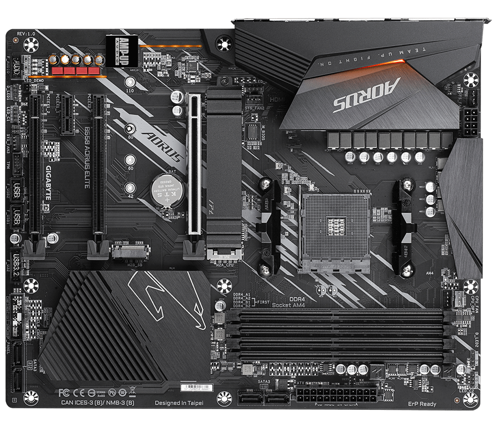 לוח אם למעבדי Gigabyte B550 AORUS ELITE V2 rev 1.5 AMD AM4