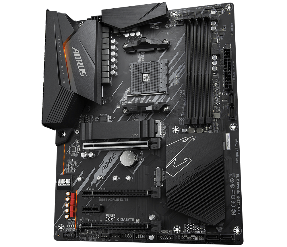 לוח אם למעבדי Gigabyte B550 AORUS ELITE V2 rev 1.5 AMD AM4