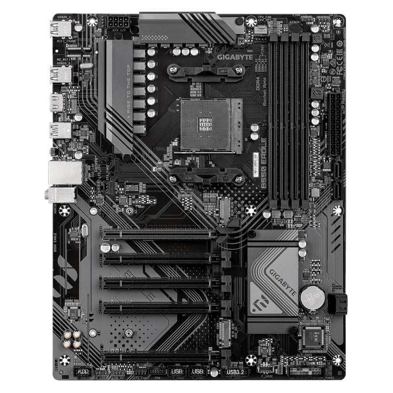 לוח אם למעבדי Gigabyte B550 EAGLE DDR4 ATX For AMD AM4