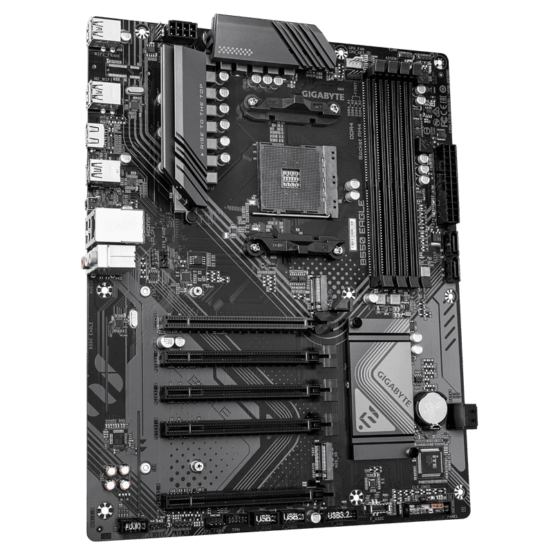 לוח אם למעבדי Gigabyte B550 EAGLE DDR4 ATX For AMD AM4