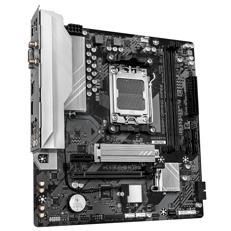 לוח אם Gigabyte B650M Gaming WIFI 6E 1.4 AM5 DDR5 Micro-ATX