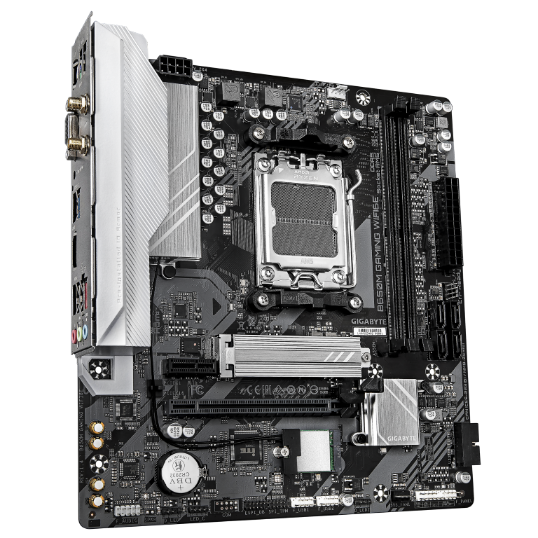 לוח אם Gigabyte B650M Gaming WIFI 6E 1.4 AM5 DDR5 Micro-ATX