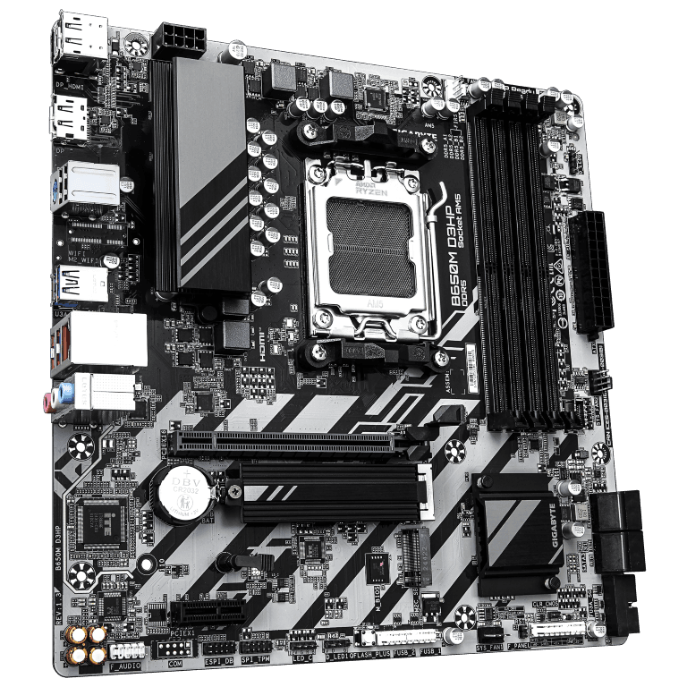 לוח אם Gigabyte B650M D3HP 1.3 DDR5 AM5 Micro-Atx