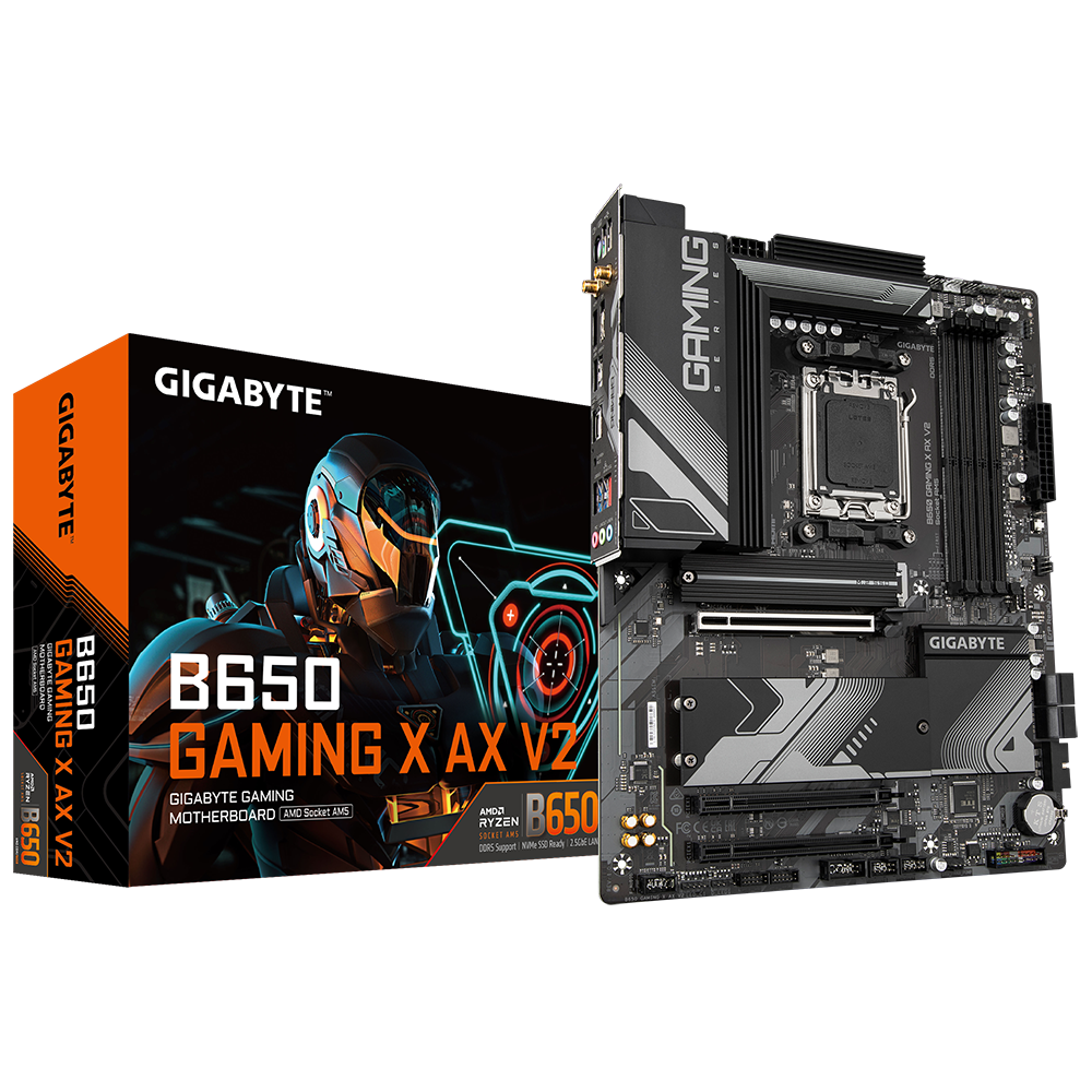 לוח Gigabyte B650 Gaming X AX V2 ATX WIFI BT AMD Zen4 AM5 DDR5