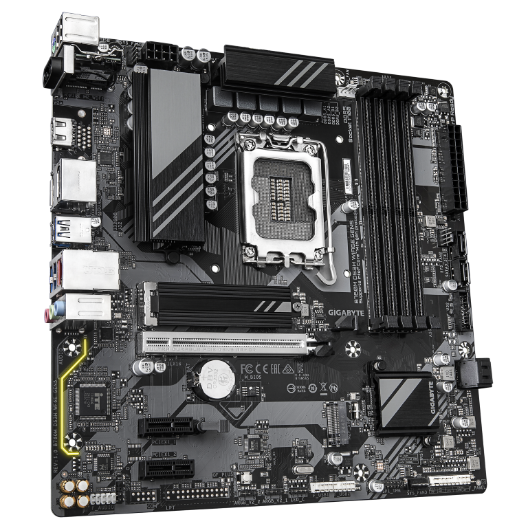 לוח אם Gigabyte B760M DS3H WF6E GEN5 Micro-Atx DDR5