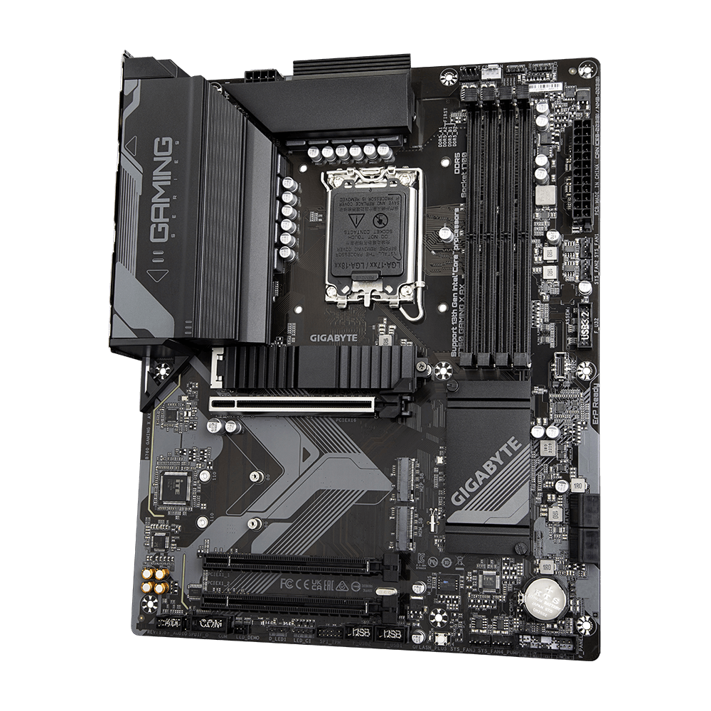 לוח למעבדי אינטל Gigabyte B760 Gaming X AX 1.2 DDR5 ATX WIFI6