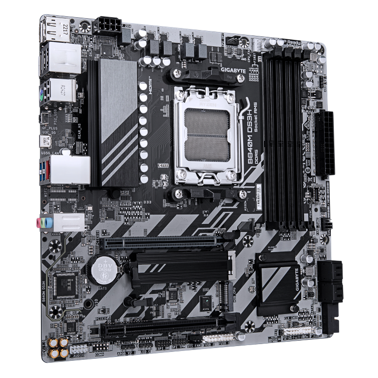 לוח אם Gigabyte B840M DS3H for AMD AM5 Cpu DDR5 HDMI