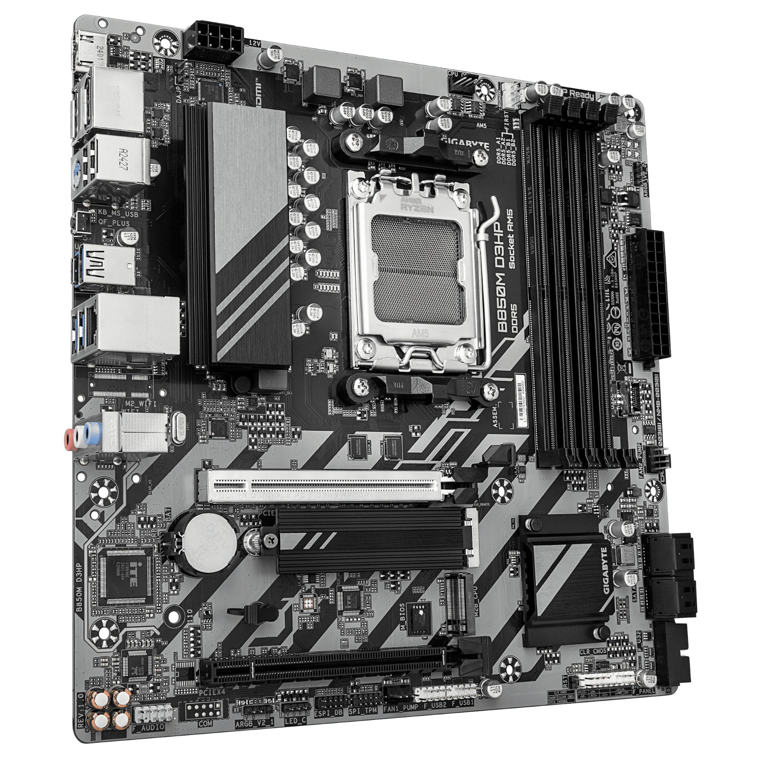 לוח אם GIGABYTE B850M D3HP MICRO-ATX DDR5 AM5 1GB LAN