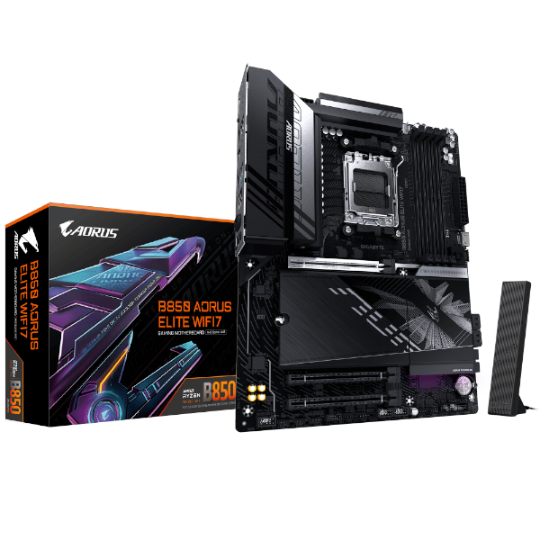 לוח אם GIGABYTE B850 AORUS ELITE WIFI7 ATX DDR5 AM5 BT 2.5GBE LAN