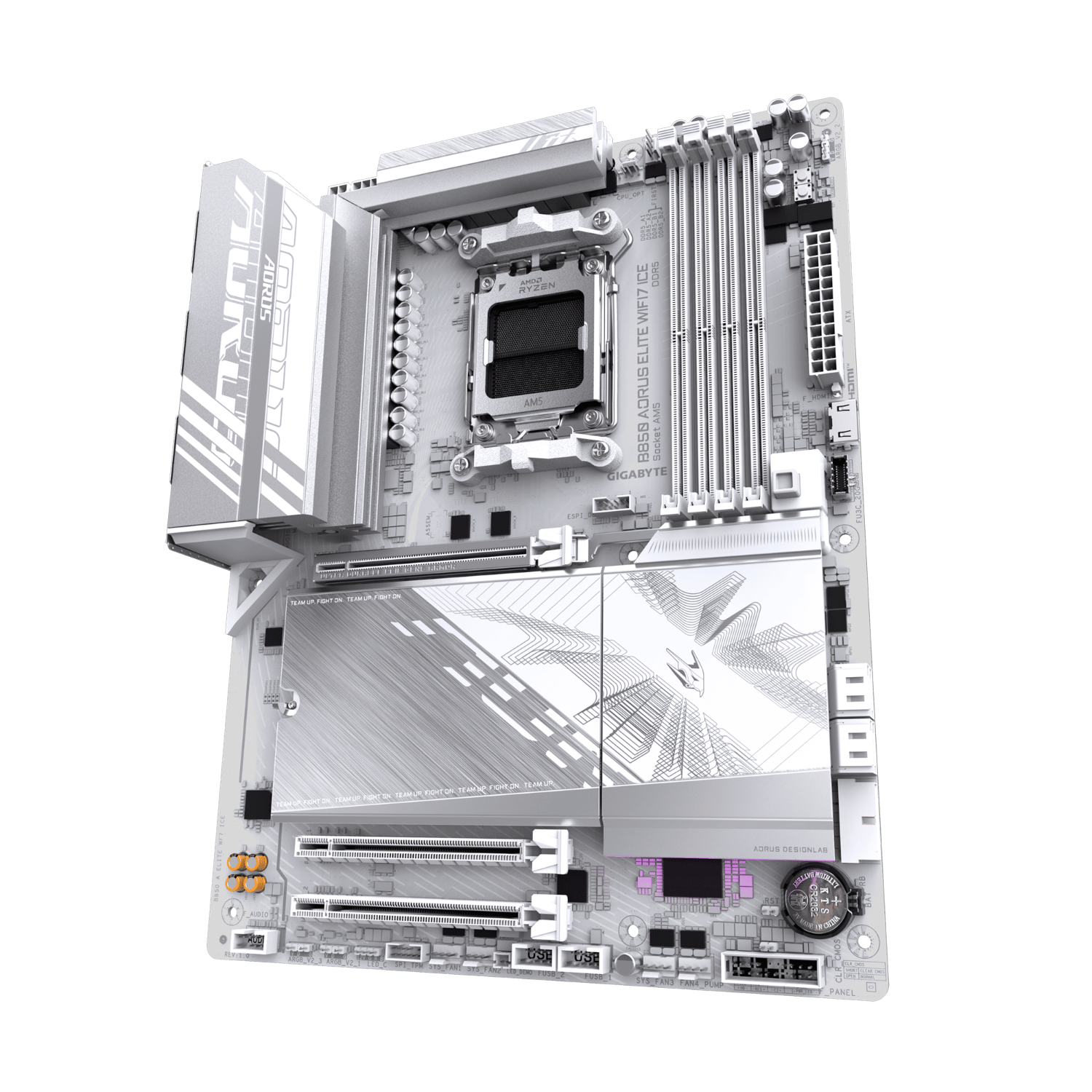 לוח אם GIGABYTE B850 AORUS ELITE WIFI7 ICE DDR5 AM5 BT 2.5GBE LAN