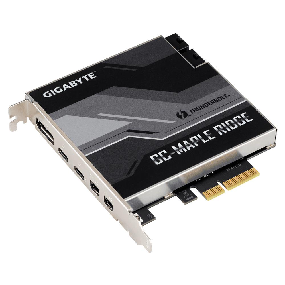 כרטיס הרחבה ללוחות Gigabyte נתמכים Gigabyte Thunderbolt 4