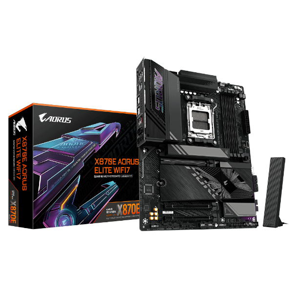לוח אם GIGABYTE X870E AORUS ELITE WIFI7 1.3 ATX DDR5 AM5 2.5GBE
