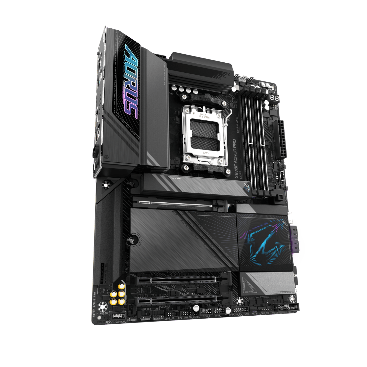 לוח אם GIGABYE X870E AORUS PRO ATX WIFI7 DDR5 AM5 2.5GBE LAN